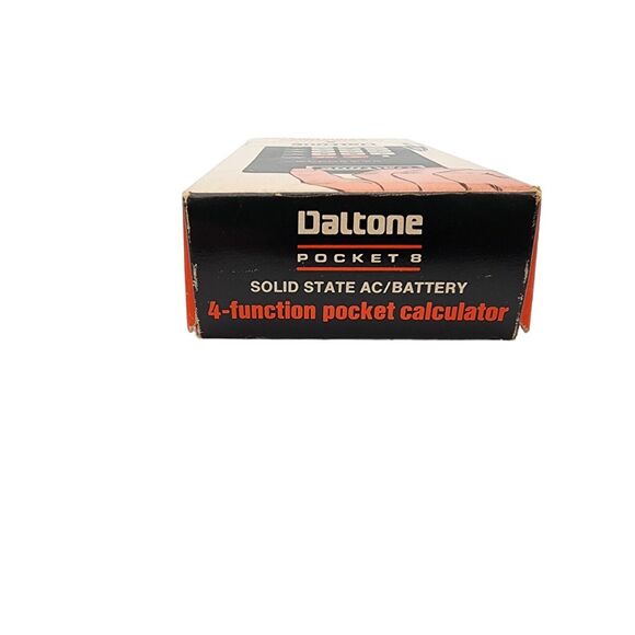 VERY RARE Daltone Pocket 8 Vintage Calculator in Original Box - Working - Picture 8 of 16